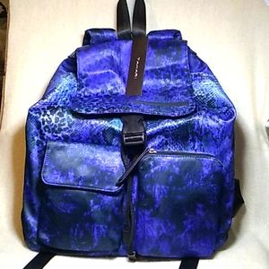 NWT Tahari Large Backpack Roxanne Leopard Snake